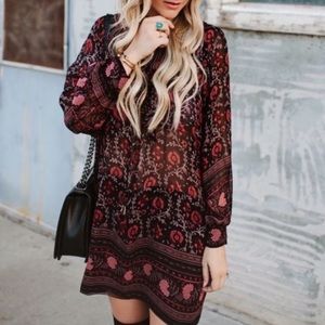 Ulla Johnson Silk Aida Dress in Dark Floral